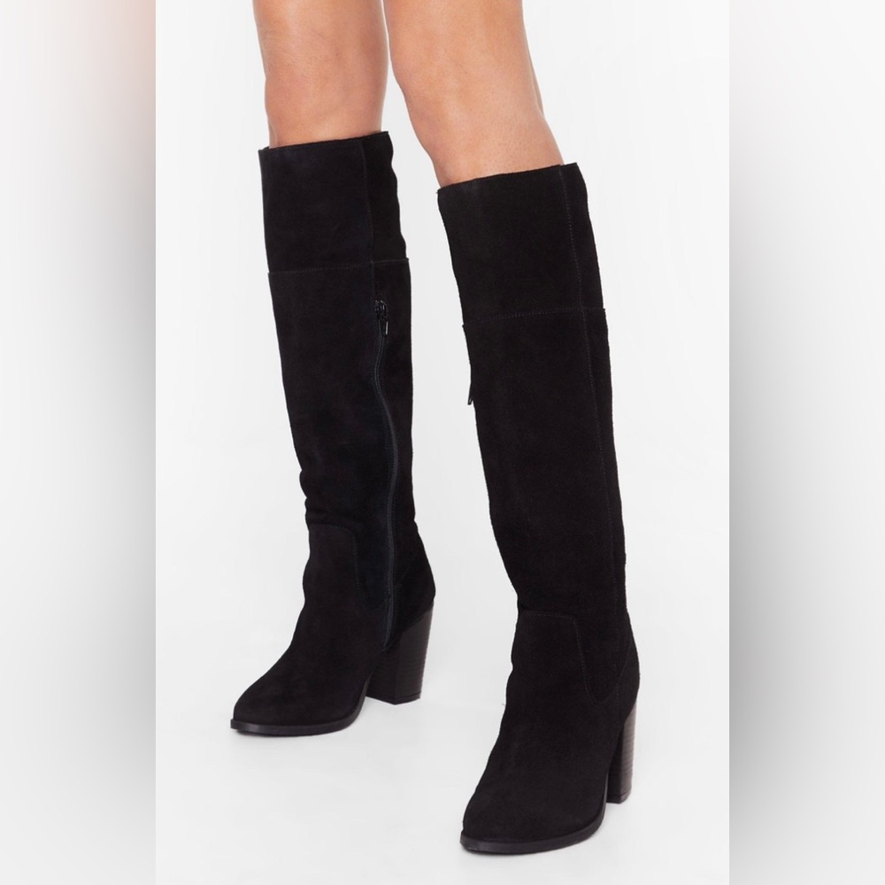 Black Suede Boots